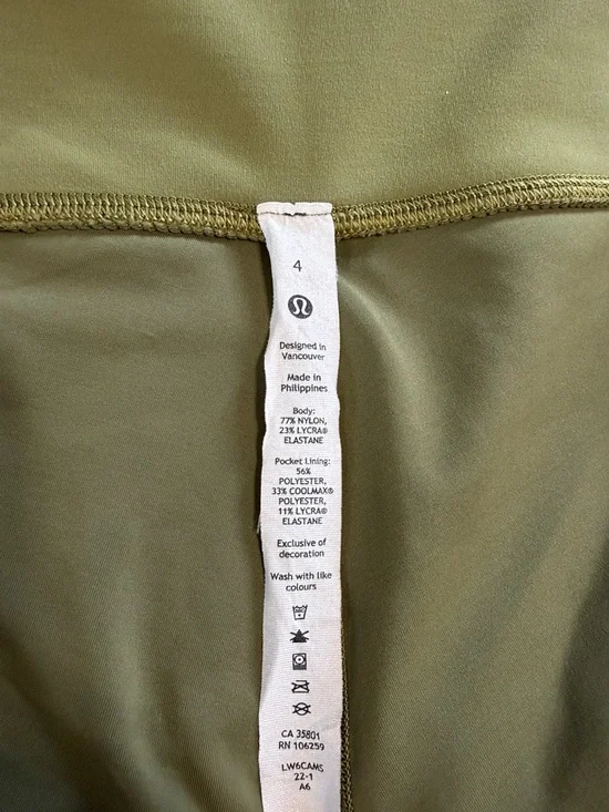 lululemon athletica High-Rise Leggings in Olive Green - Picture 4 of 4